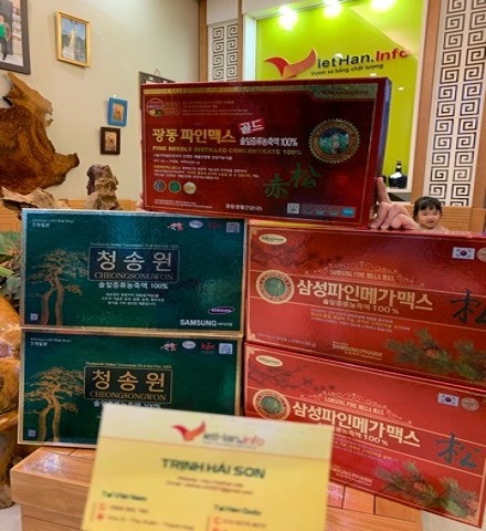TINH DẦU THÔNG ĐỎ HÀN QUỐC