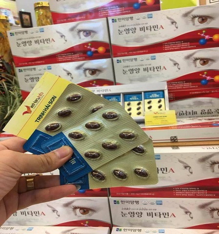 VIÊN SÁNG MẮT HÀN QUỐC – Health of eye Vitamin A (400mg x 120 viên)